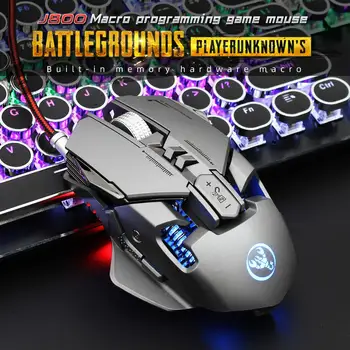 J800 Metal Mouse Gamer Illuminated Mechanical Wired Mouse 7 Keys 6400DPI Adjustable Definition Gaming Mouse Gamer For PC Laptop
J800 Metal Mouse Gamer Illuminated Mechanical Wired Mouse 7 Keys 6400DPI Adjustable Definition Gaming Mouse Gamer For PC Laptop