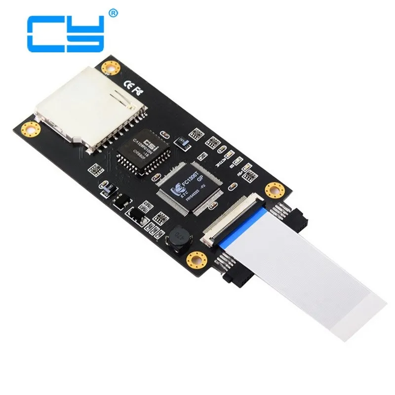 

SD SDXC MMC Card to 1.8" ZIF & & IDE 50Pin HDD Adapter with 40Pin LIF CE Flat Cable