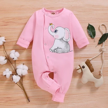 PatPat 2020 New Autumn Adorable Elephant Print Long-sleeve Jumpsuit for Baby Baby Toddler Girl One Pieces Baby Clothes 
PatPat 2020 New Autumn Adorable Elephant Print Long-sleeve Jumpsuit for Baby Baby Toddler Girl One Pieces Baby Clothes