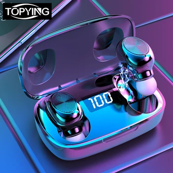 TWS Bluetooth 5.0 Earphones 500mAh Charging Box Wireless Headphone 9D Stereo Sports Waterproof Earbuds Headsets With Microphone
TWS Bluetooth 5.0 Earphones 500mAh Charging Box Wireless Headphone 9D Stereo Sports Waterproof Earbuds Headsets With Microphone