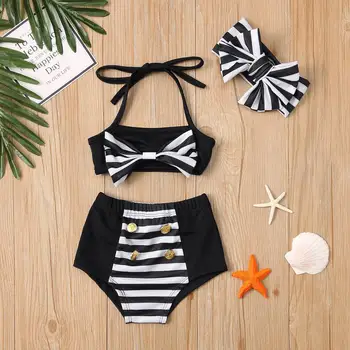 Kids Girls Bow Stripe Vest Swimsuit Set Fashion Girl Sleeveless Beach Bikini Baby Bathing Suit Children Swimsuit RL2
Kids Girls Bow Stripe Vest Swimsuit Set Fashion Girl Sleeveless Beach Bikini Baby Bathing Suit Children Swimsuit RL2