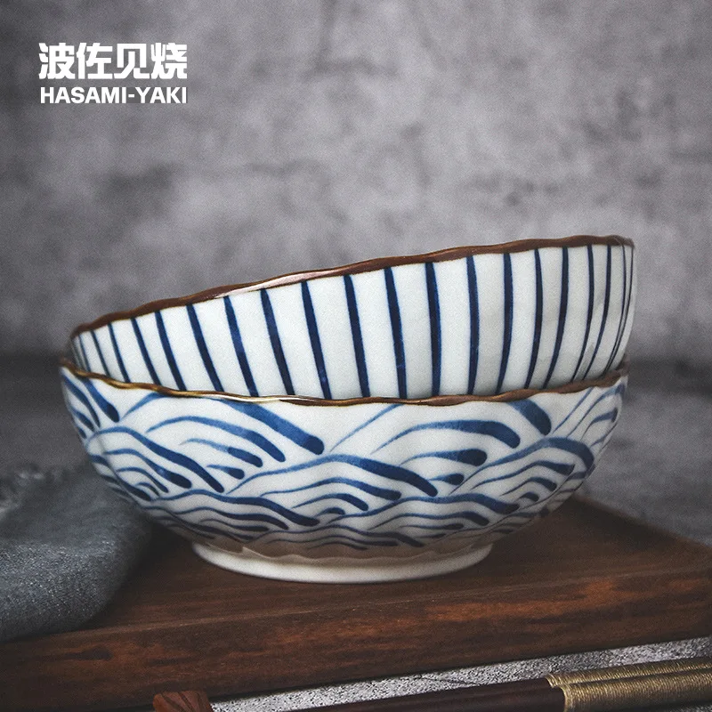 HASAMI Imported from Japan Ceramic Tableware Dyeing Pay Japanese Style Green Wave Ten Grass Soup Bowl Fruit Bowl Two Gift Box Wh
HASAMI Imported from Japan Ceramic Tableware Dyeing Pay Japanese Style Green Wave Ten Grass Soup Bowl Fruit Bowl Two Gift Box Wh