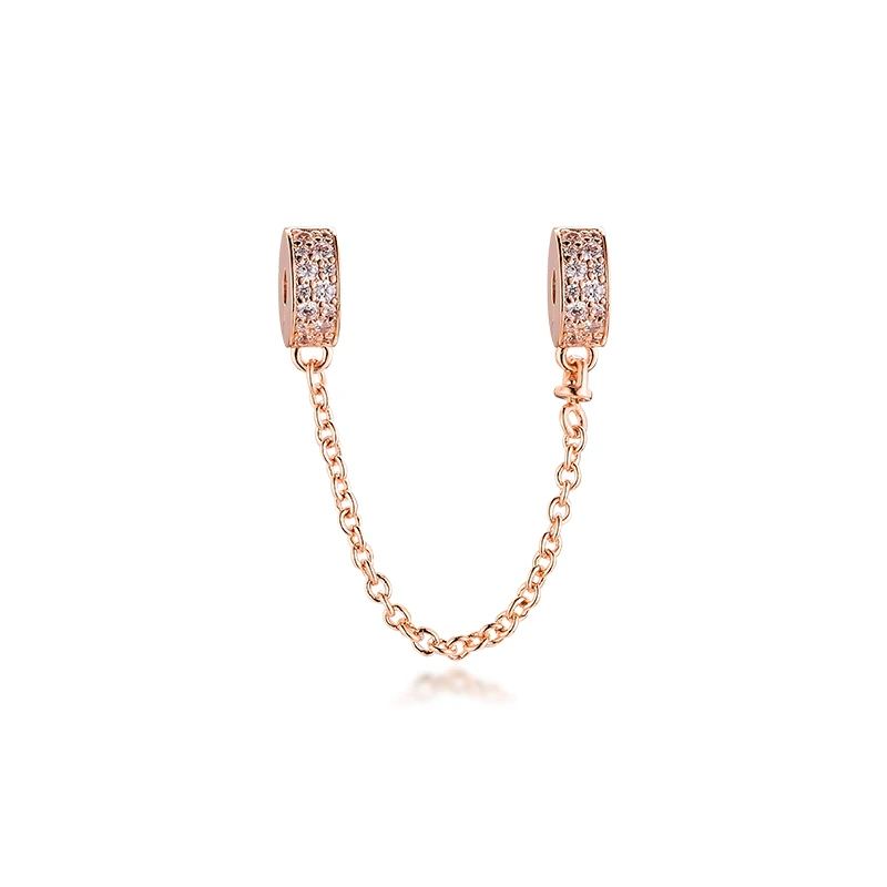 Fits for Europe Charms Bracelets Rose Clear Pave Safety Chain Clip Beads 100% 925 Sterling Silver Jewelry Free Shipping
Fits for Europe Charms Bracelets Rose Clear Pave Safety Chain Clip Beads 100% 925 Sterling Silver Jewelry Free Shipping