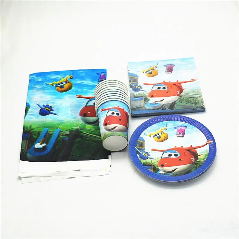 41/61pcs for 10/20kids disposable tablewares super wings theme birthday party cups plates paper napkins tablecloth supplies
41/61pcs for 10/20kids disposable tablewares super wings theme birthday party cups plates paper napkins tablecloth supplies