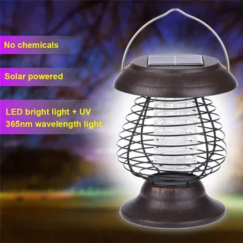 Solar-Powered mosquito killer Lamp UV Bug Zapper Repellant Pest Insect LED Lights Lantern for Outdoor Camping Garden Lighting
Solar-Powered mosquito killer Lamp UV Bug Zapper Repellant Pest Insect LED Lights Lantern for Outdoor Camping Garden Lighting