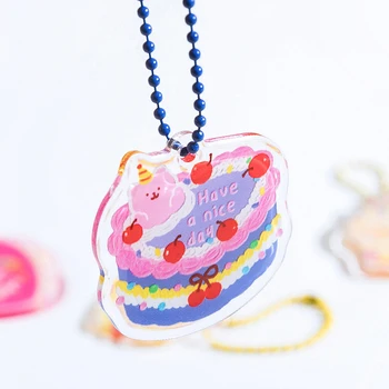 Kawaii Acrylic Pendant Creamy Sweetheart Cute Cartoon Personality Acrylic Key Manager Kawaii Supplies
Kawaii Acrylic Pendant Creamy Sweetheart Cute Cartoon Personality Acrylic Key Manager Kawaii Supplies