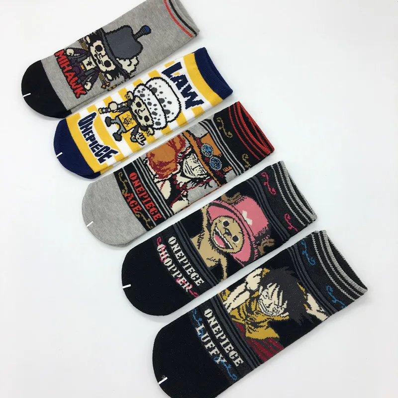 One Piece Men Socks Tony Print Man Sock Chopper Ace Luffy Mihawk Law Anime Cute Fun Cartoon Cotton Soft Comfort Breathable Fun
One Piece Men Socks Tony Print Man Sock Chopper Ace Luffy Mihawk Law Anime Cute Fun Cartoon Cotton Soft Comfort Breathable Fun