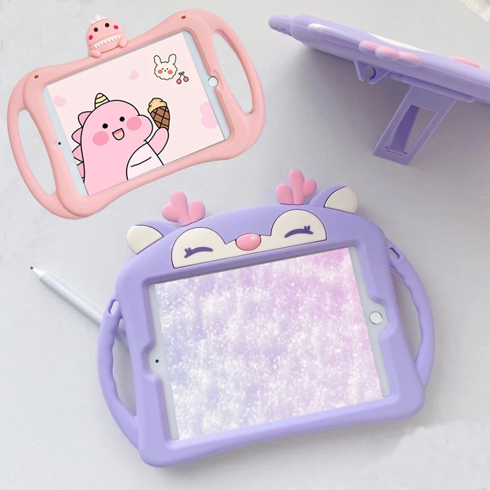 Cute Cartoon Kids Cover for IPad 9.7 2017 2018 Mini Case for IPad 10.2 Pro 9.7 Tablet Soft Silicon Stand Funda Case for Air 1 2
Cute Cartoon Kids Cover for IPad 9.7 2017 2018 Mini Case for IPad 10.2 Pro 9.7 Tablet Soft Silicon Stand Funda Case for Air 1 2