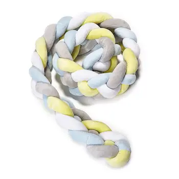 1.5m/2.2m Infant Cot Bumper Baby Snake Braided Cushion Newborn Crib Protector GXMB
1.5m/2.2m Infant Cot Bumper Baby Snake Braided Cushion Newborn Crib Protector GXMB