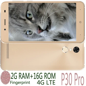 

P30 Pro quad core 4G LTE smartphones 2G RAM 16G ROM 5mp fingerprint unlocked android celulares mobile phones 5.5INCH 1280x720 3G