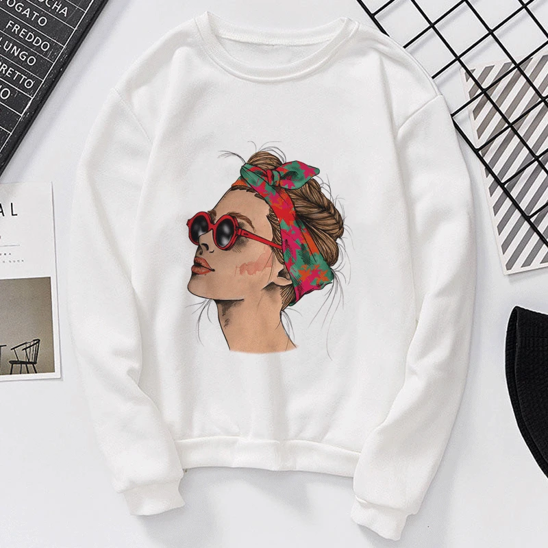 Women Sweatshirts Ladies Causal Letter Vogue Girl Printed Hooded Sweatshirt Long Sleeve Pullover Tops Sudadera Mujer Pullover
Women Sweatshirts Ladies Causal Letter Vogue Girl Printed Hooded Sweatshirt Long Sleeve Pullover Tops Sudadera Mujer Pullover