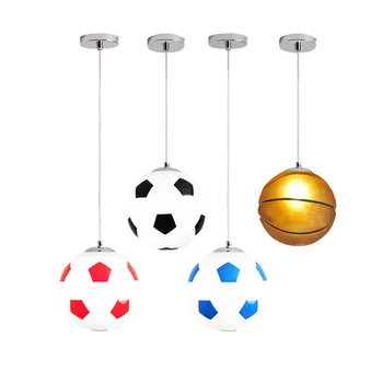 Thrisdar Cartoon Football Hanging Lamp E27 Creative Glass Globe Ball Pendant Light Living Room Bedroom Bar Pendant Lamps
Thrisdar Cartoon Football Hanging Lamp E27 Creative Glass Globe Ball Pendant Light Living Room Bedroom Bar Pendant Lamps