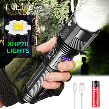 XLamp 4 Core P70.2 LED Flashlight Super Bright XHP50 Bike Light 5 Lighting Modes for Hiking Bycycle Self Defense Use 18650 AAA
XLamp 4 Core P70.2 LED Flashlight Super Bright XHP50 Bike Light 5 Lighting Modes for Hiking Bycycle Self Defense Use 18650 AAA