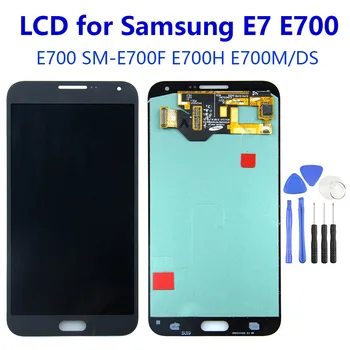 5.5" Original AMOLED LCD For SAMSUNG Galaxy E7 Duos SM-E700F E700H E700M LCD Display Touch Screen Digitizer Assembly Replacement 
5.5" Original AMOLED LCD For SAMSUNG Galaxy E7 Duos SM-E700F E700H E700M LCD Display Touch Screen Digitizer Assembly Replacement