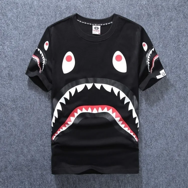 2019 Summer New Style Shark Teenager Cotton T-shirt Men Casual Crew Neck Short Sleeve Men'S Wear
2019 Summer New Style Shark Teenager Cotton T-shirt Men Casual Crew Neck Short Sleeve Men'S Wear
