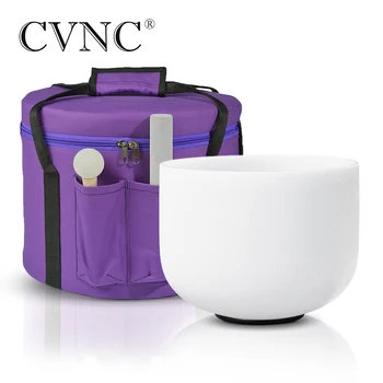 CVNC 8" Note C/ D/ E/ F/ G/A/B Frosted Quartz Crystal Singing Bowl + Purple Carry Bag
CVNC 8" Note C/ D/ E/ F/ G/A/B Frosted Quartz Crystal Singing Bowl + Purple Carry Bag