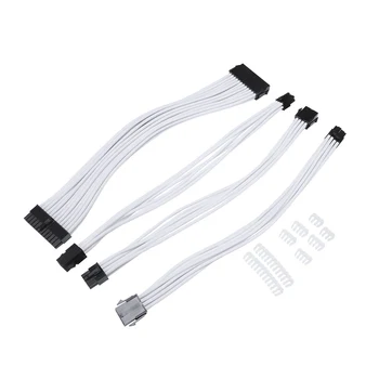 Basic Extension Cable Kit; 1Pcs Atx 24Pin/Eps 4+4Pin/Pci-E 8Pin/Pci-E 6Pin Power Extension Cable
Basic Extension Cable Kit; 1Pcs Atx 24Pin/Eps 4+4Pin/Pci-E 8Pin/Pci-E 6Pin Power Extension Cable