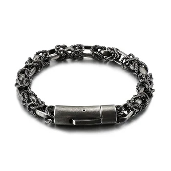 Interlocking Multi-Ring Titanium Steel Bracelet Men's Creative Assertive Stainless Steel Geometric Unisex Charm Bracelets
Interlocking Multi-Ring Titanium Steel Bracelet Men's Creative Assertive Stainless Steel Geometric Unisex Charm Bracelets