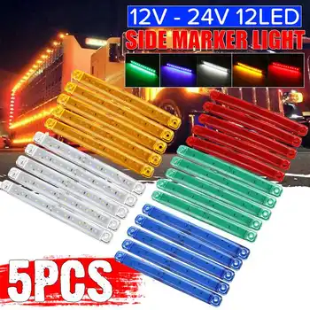 Extra Long 12v 24v 12 LED Truck Side Marker Indicator Trailer Lamp Signal Tail Light White Car Bus Lorry Bus
Extra Long 12v 24v 12 LED Truck Side Marker Indicator Trailer Lamp Signal Tail Light White Car Bus Lorry Bus