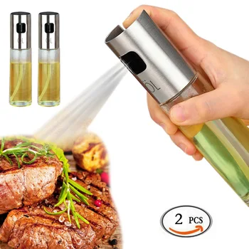 New 2PCS/Set Glass Oil Spray Bottle Pump Kitchen Olive Oil Sprayer Stainless Steel Oil Pot Bottle Oil Dispenser Gadget Cooking T
New 2PCS/Set Glass Oil Spray Bottle Pump Kitchen Olive Oil Sprayer Stainless Steel Oil Pot Bottle Oil Dispenser Gadget Cooking T