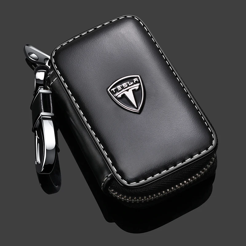 Leather Car Logo Key Cover Remote Key Case Wallet For Tesla Model 3 Model X Model S Model Y Car Interior Accessories
Leather Car Logo Key Cover Remote Key Case Wallet For Tesla Model 3 Model X Model S Model Y Car Interior Accessories