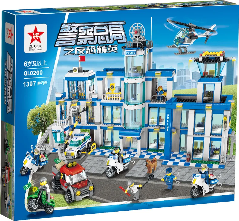 Qun long 0200 Building Blocks Police Headquarters of Anti-terrorism Elite Small Particles Assembled Building Blocks Educational
Qun long 0200 Building Blocks Police Headquarters of Anti-terrorism Elite Small Particles Assembled Building Blocks Educational