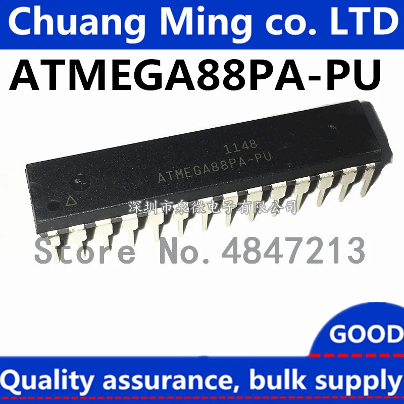 Free Shipping 10pcs/lots ATMEGA88PA-PU ATMEGA88PA DIP-28 New original IC In stock!
Free Shipping 10pcs/lots ATMEGA88PA-PU ATMEGA88PA DIP-28 New original IC In stock!