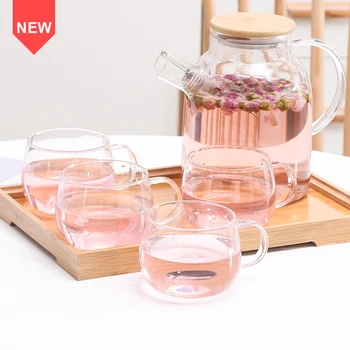 1800ml Red Wine Tea Cup Teapot Set European Transparent Coffee High Borosilicate Glass Large Capacity Anti-scald Household
1800ml Red Wine Tea Cup Teapot Set European Transparent Coffee High Borosilicate Glass Large Capacity Anti-scald Household