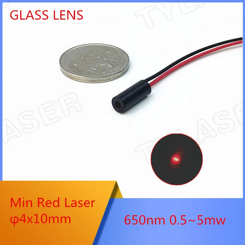 Min Size Buit in PCB D4x10mm 650nm 0.5mW 1mW 5mW Red Dot Laser Module Industrial Grade APC Driver
Min Size Buit in PCB D4x10mm 650nm 0.5mW 1mW 5mW Red Dot Laser Module Industrial Grade APC Driver