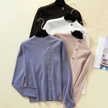 Winter Solid Knitted Women Sweaters And Long Sleeve turtleneck Vintage Pullovers Sueter Mujer Tops Korean Kawaii Button Jumper
Winter Solid Knitted Women Sweaters And Long Sleeve turtleneck Vintage Pullovers Sueter Mujer Tops Korean Kawaii Button Jumper