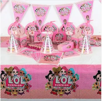 214Pcs Surprise Dolls Theme Baby Shower Boys Birthday Decoration Wedding Event Party Supplies Various Tableware Sets
214Pcs Surprise Dolls Theme Baby Shower Boys Birthday Decoration Wedding Event Party Supplies Various Tableware Sets