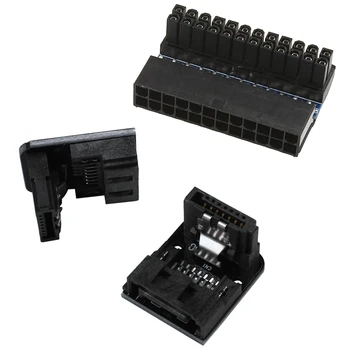 1set Sata 7Pin Female to 7Pin Male 90 Degree Angled Adapter & 1x Atx 24 Pin Female to 24 Pin Male Right Angle Adapter
1set Sata 7Pin Female to 7Pin Male 90 Degree Angled Adapter & 1x Atx 24 Pin Female to 24 Pin Male Right Angle Adapter