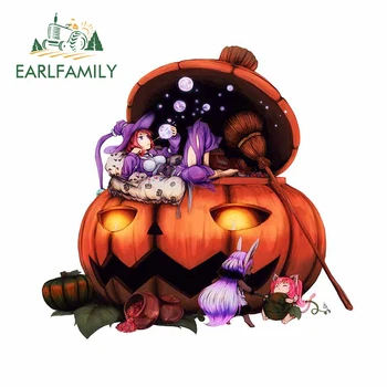 EARLFAMILY 13cm x 12.3cm for Halloween Pumpkin House Anime Decal VAN Cartoon Windows Car Stickers Windshield Bumper Decoration
EARLFAMILY 13cm x 12.3cm for Halloween Pumpkin House Anime Decal VAN Cartoon Windows Car Stickers Windshield Bumper Decoration