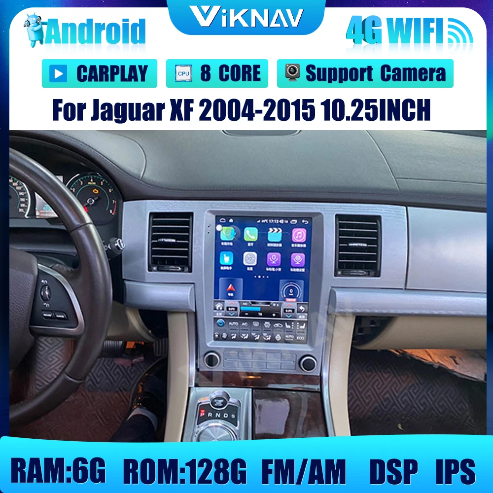 10.25 inch Android 10 car radio head unit GPS Navigation Stereo receiver For Jaguar XF 2004-2015 2Din Car DVD Multimedia Player
10.25 inch Android 10 car radio head unit GPS Navigation Stereo receiver For Jaguar XF 2004-2015 2Din Car DVD Multimedia Player
