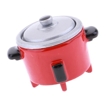 1/12 Dollhouse Miniature Exquisite Metal Electric Cooker Rice Cooker Cookware Kitchen Appliances Accessories - Red
1/12 Dollhouse Miniature Exquisite Metal Electric Cooker Rice Cooker Cookware Kitchen Appliances Accessories - Red
