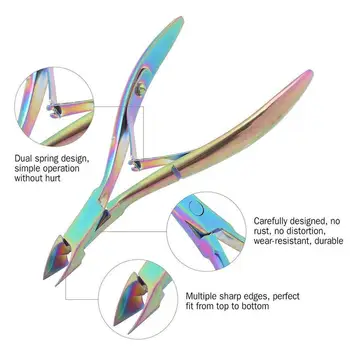 2Pcs/Set Nail Clipper Cuticle Dead Skin Remover Scissors Color Tools Manicure Rainbow Steel Scissor Clipper Pedicure Stainl G5O9
2Pcs/Set Nail Clipper Cuticle Dead Skin Remover Scissors Color Tools Manicure Rainbow Steel Scissor Clipper Pedicure Stainl G5O9
