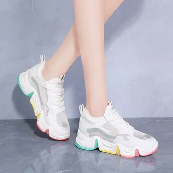 New Fashion Rainbow Sole Women Sport/Running Shoes Flying Woven Fabric Breathable Mesh Women Shoes Summer Casual Shoes 3-5096
New Fashion Rainbow Sole Women Sport/Running Shoes Flying Woven Fabric Breathable Mesh Women Shoes Summer Casual Shoes 3-5096