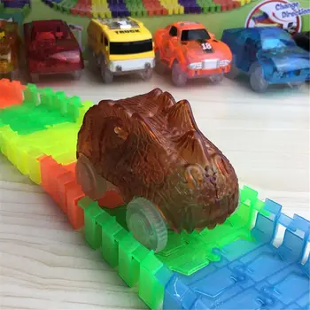Dinosaur Track Cars Compatible with Magic Tracks and Neo Tracks Light Up Racing Track Accessories with 3 Flashing LED Lights
Dinosaur Track Cars Compatible with Magic Tracks and Neo Tracks Light Up Racing Track Accessories with 3 Flashing LED Lights