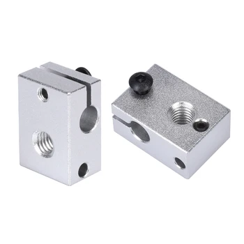 E3D V6 Heater Block Offical Aluminum Block 3D printer parts for PT100 and NTC3950 thermistor V6 J-head hotend Kossel
E3D V6 Heater Block Offical Aluminum Block 3D printer parts for PT100 and NTC3950 thermistor V6 J-head hotend Kossel