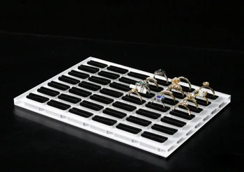 Customized Acrylic 42 Slots Ring Display Organizer Earring Stud Tray Jewelry Display Stand Ring Holder Case
Customized Acrylic 42 Slots Ring Display Organizer Earring Stud Tray Jewelry Display Stand Ring Holder Case