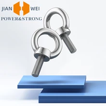 5pcs 304 Stainless Steel Lifting Eye Bolts M3 M4 M5 M6 M8 M10 M12 M14 M16 M18 M20 Lifting Ring Screws Bolt Ring Type Handle Bolt
5pcs 304 Stainless Steel Lifting Eye Bolts M3 M4 M5 M6 M8 M10 M12 M14 M16 M18 M20 Lifting Ring Screws Bolt Ring Type Handle Bolt