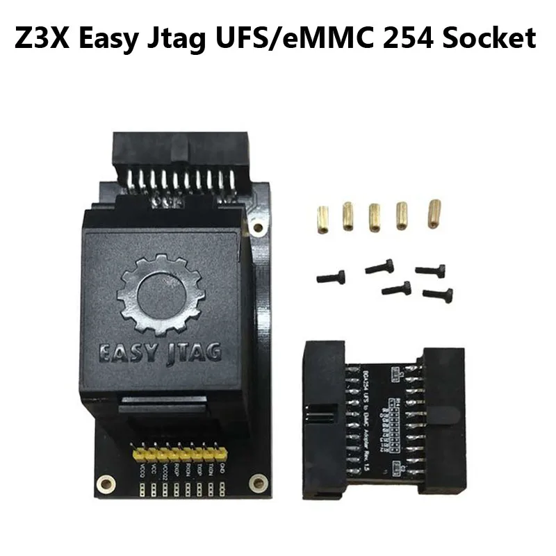 UFS BGA-254 Socket eMMC 254 eMMC/UFS Adapter for Z3x Easy Jtag Plus Box | Мобильные телефоны и аксессуары
