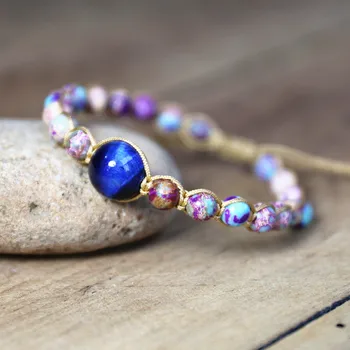 Handmade Jewelry DIY Natural Stone Charm Bracelets String Braided Bracelets Colorful Bohemian Friendship Wrap Bracelet for Women
Handmade Jewelry DIY Natural Stone Charm Bracelets String Braided Bracelets Colorful Bohemian Friendship Wrap Bracelet for Women