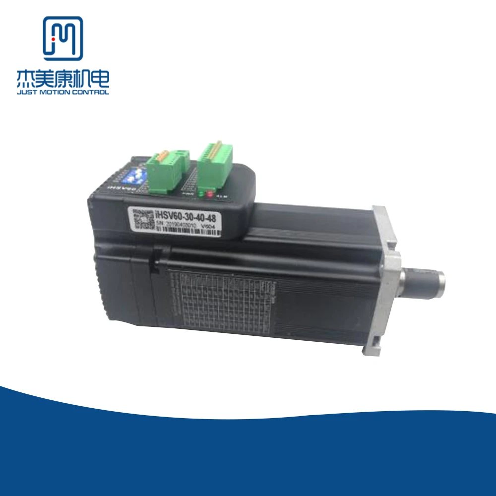 JMC servo motor set permanent magnet small machine 3000rpm 1.27NM,communication speed: 9.6Kbps V603 upgrade V604 IHSV60-30-40-48
JMC servo motor set permanent magnet small machine 3000rpm 1.27NM,communication speed: 9.6Kbps V603 upgrade V604 IHSV60-30-40-48
