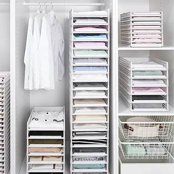 Foldable Detachable Organizer Wardrobe Partition Board Rack Drawer Clothes Storage Box Bedroom Layered Stackable Storage Rack
Foldable Detachable Organizer Wardrobe Partition Board Rack Drawer Clothes Storage Box Bedroom Layered Stackable Storage Rack