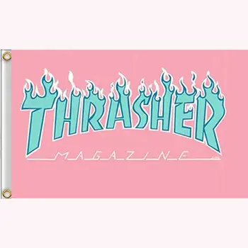 Thrasher Light Up Flags 3x5FT Full Color 100 Polyester Top Quality Skateboard Magazine Flag Popular Cheap Price, Free shipping
Thrasher Light Up Flags 3x5FT Full Color 100 Polyester Top Quality Skateboard Magazine Flag Popular Cheap Price, Free shipping