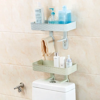 Plastic Bathroom Storage Rack Strong Sucker Cosmetic Toilet Paper Storage Box For Closestool Bathroom Organizer
Plastic Bathroom Storage Rack Strong Sucker Cosmetic Toilet Paper Storage Box For Closestool Bathroom Organizer