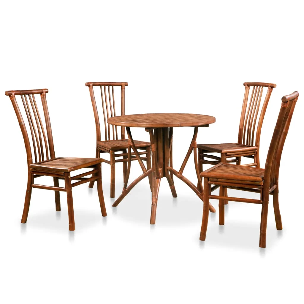 Unique Bamboo Dining Table Set of 5 Pcs Bamboo Dining Room Set Round Dining Table Set for Dining Room Garden Outdoor Furniture
Unique Bamboo Dining Table Set of 5 Pcs Bamboo Dining Room Set Round Dining Table Set for Dining Room Garden Outdoor Furniture
