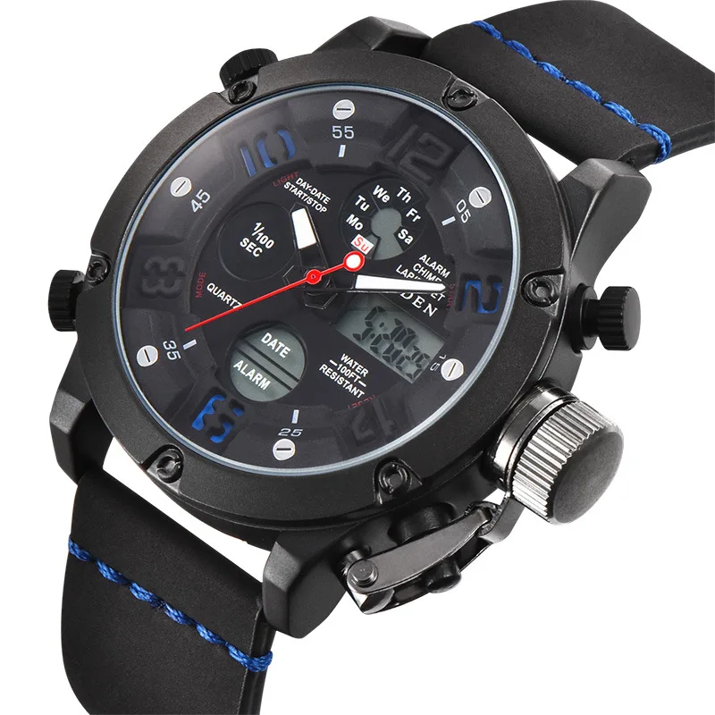 Biden Men's, Black Cool Electronic Watch Sports Watch Hot Selling MEN'S Watch