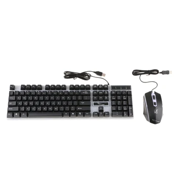 Computer Mechanical Feel LED Breathing Backlight Gaming Keyboard Mouse Combos USB Wired Full Key Professional Mouse Keyboard
Computer Mechanical Feel LED Breathing Backlight Gaming Keyboard Mouse Combos USB Wired Full Key Professional Mouse Keyboard